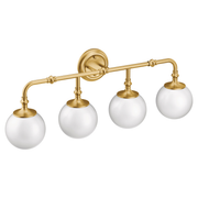 Moen YB0564 Colinet Chrome four globe bath light