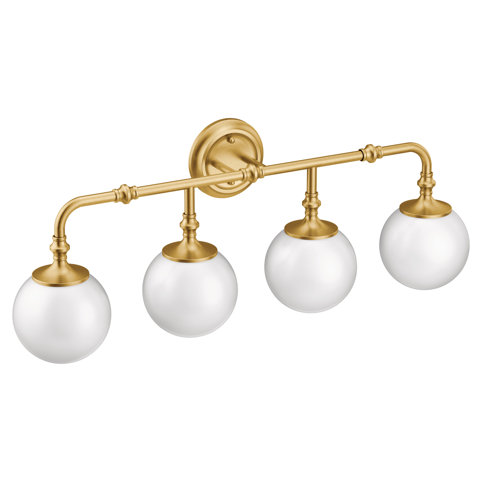 Moen YB0564 Colinet Chrome four globe bath light