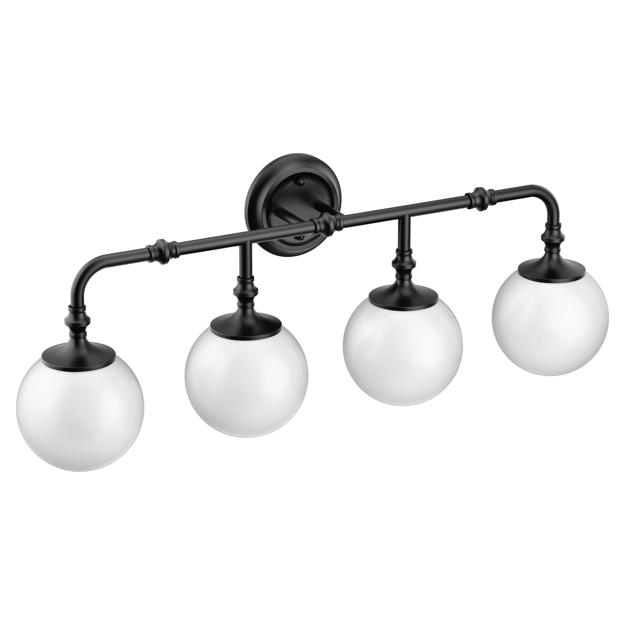 Moen YB0564 Colinet Chrome four globe bath light