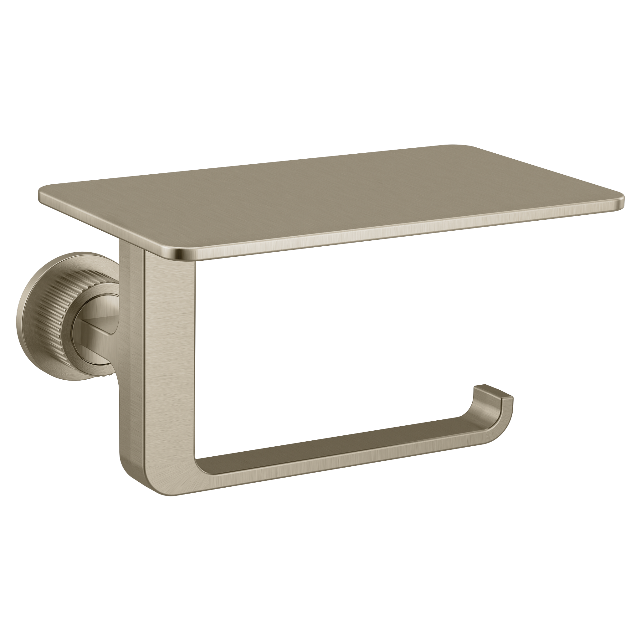 Moen YB0689 Cambium Chrome paper holder with shelf