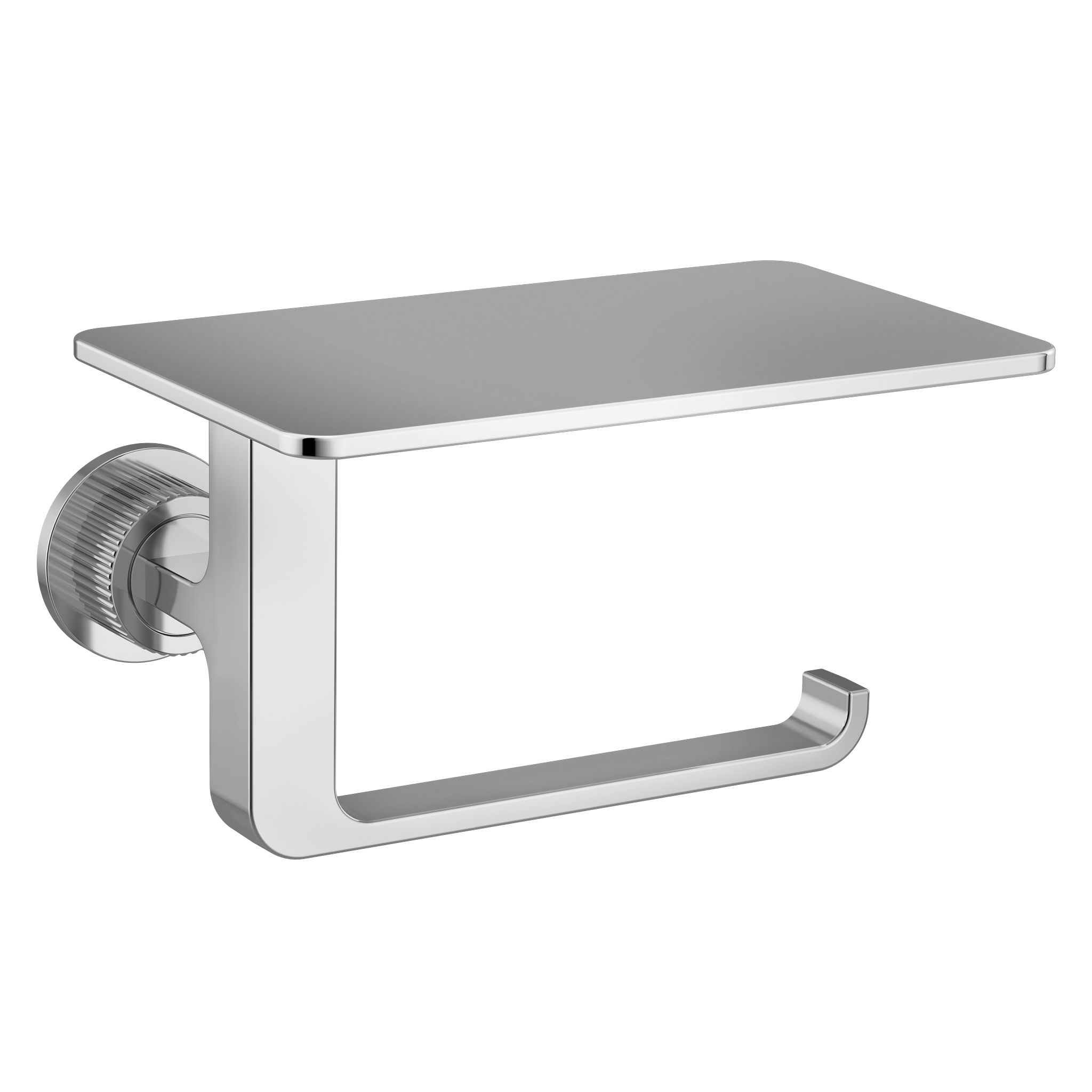 Moen YB0689 Cambium Chrome paper holder with shelf