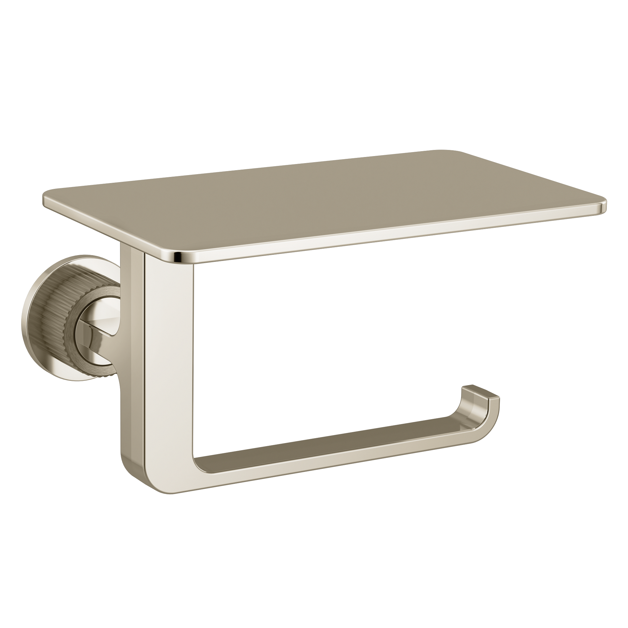 Moen YB0689 Cambium Chrome paper holder with shelf