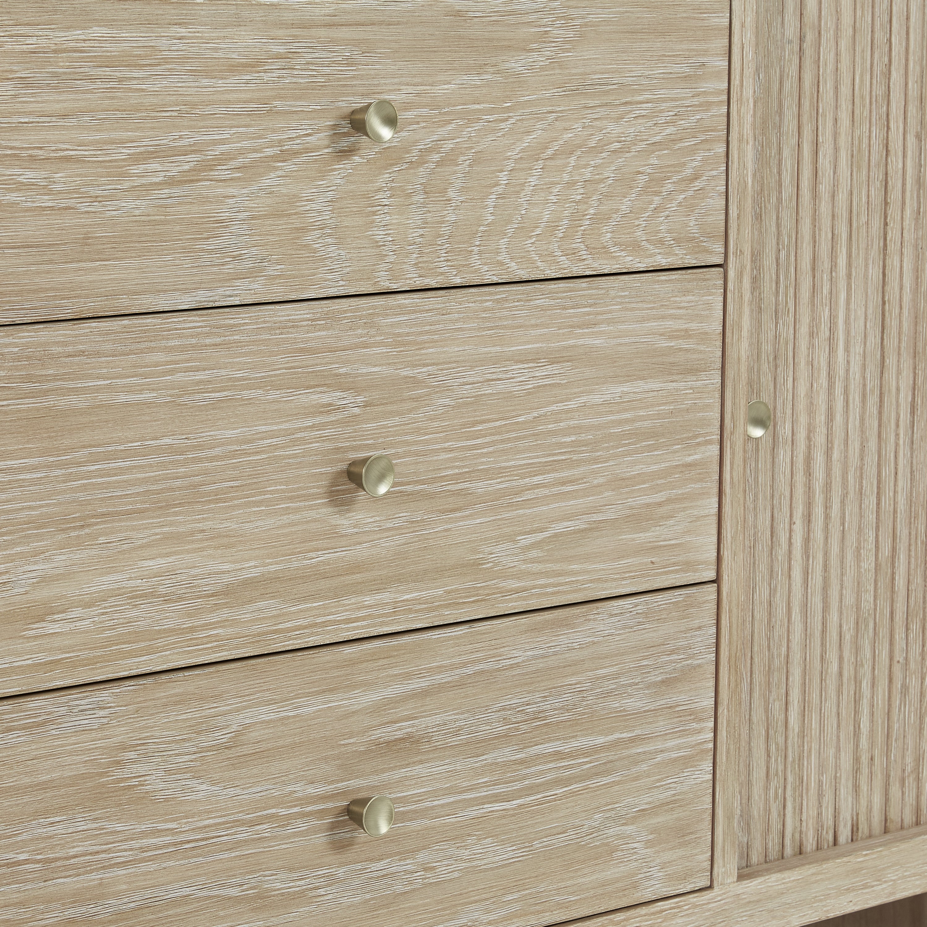 James Martin Marigot 72" Double Vanity in Sunwashed Oak with 3cm Countertop and FreePower Wireless Charger