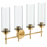 Moen YB1764 Greenfield Chrome four globe bath light
