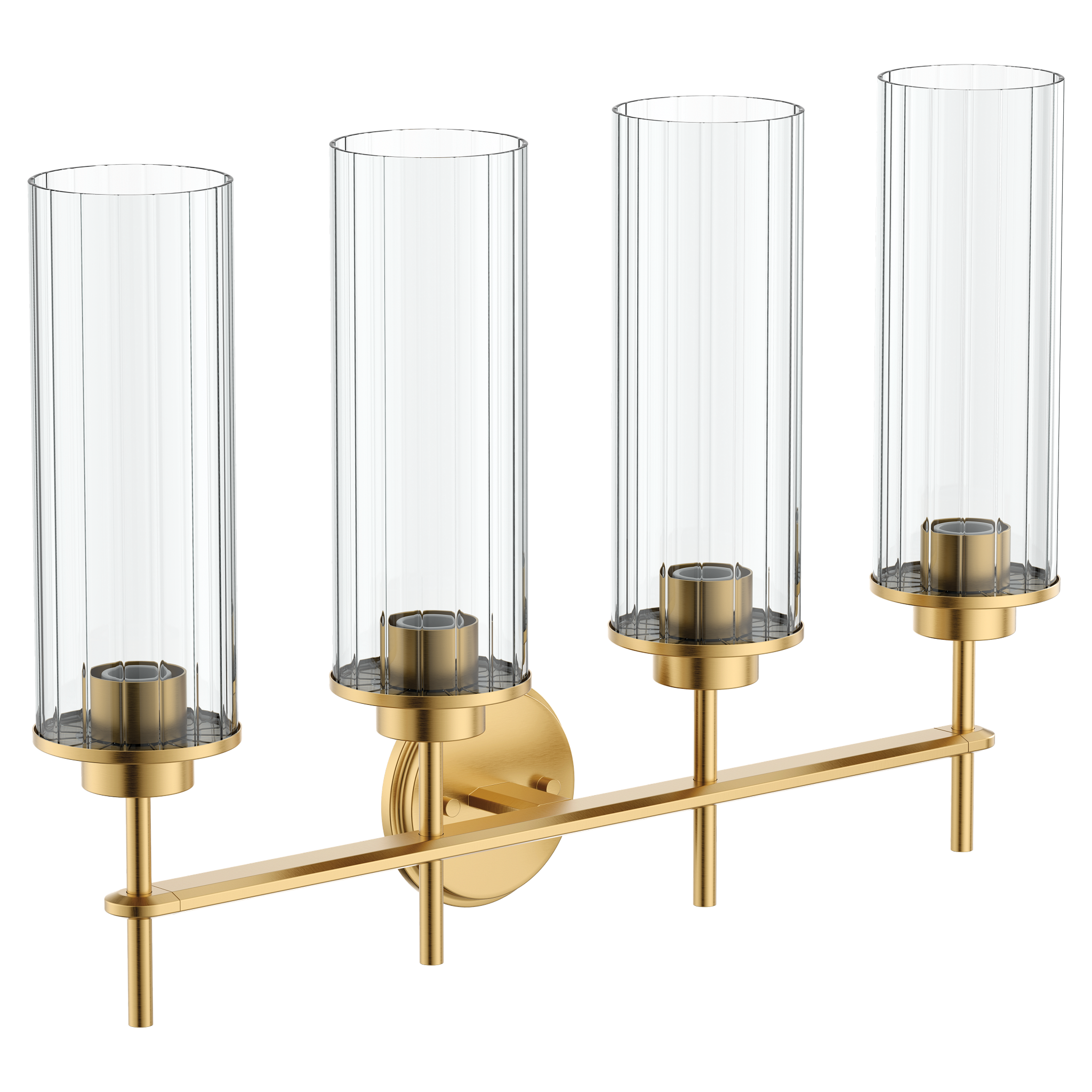 Moen YB1764 Greenfield Chrome four globe bath light