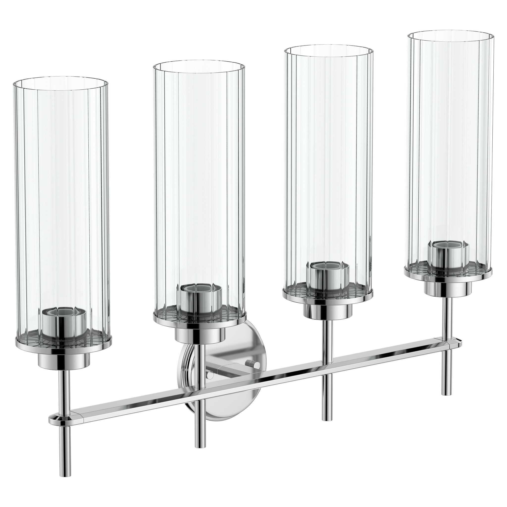 Moen YB1764 Greenfield Chrome four globe bath light
