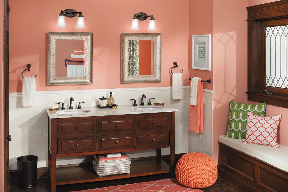 Eva Two-Handle High Arc Bathroom Faucet