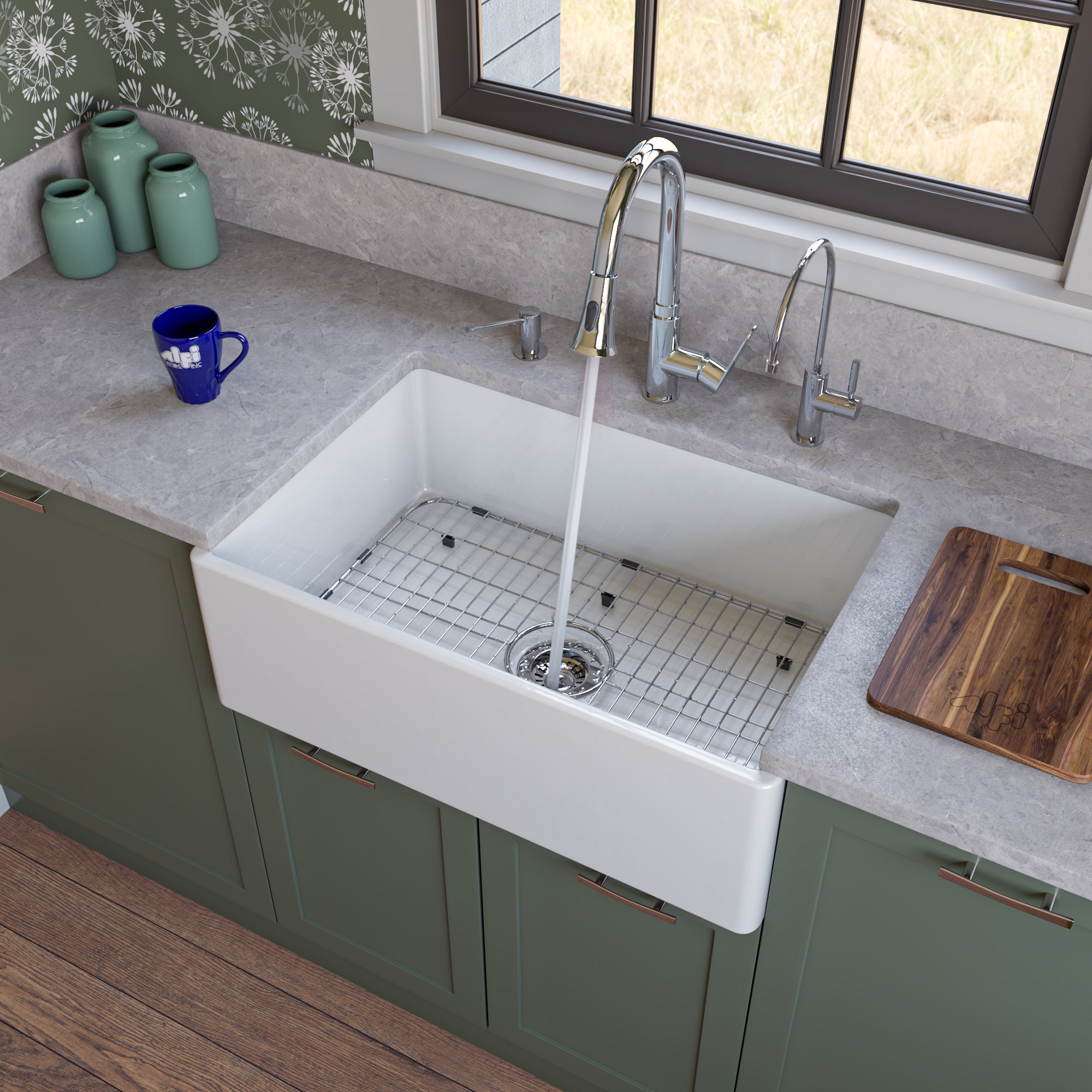 ALFI brand  GR510 Solid Stainless Steel Kitchen Sink Grid