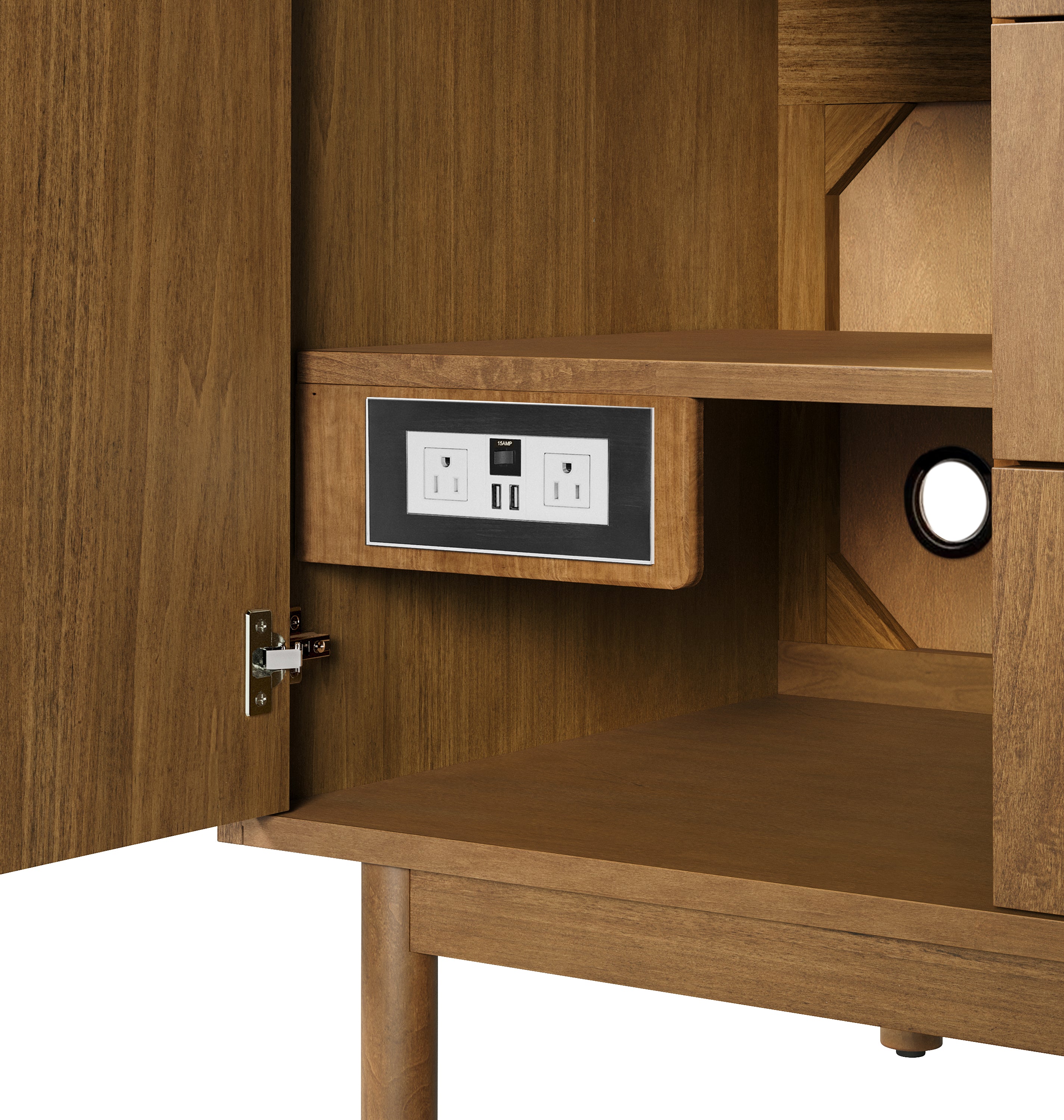 James Martin Laurent 36" Single Vanity in Honey Oak with 3cm Countertop