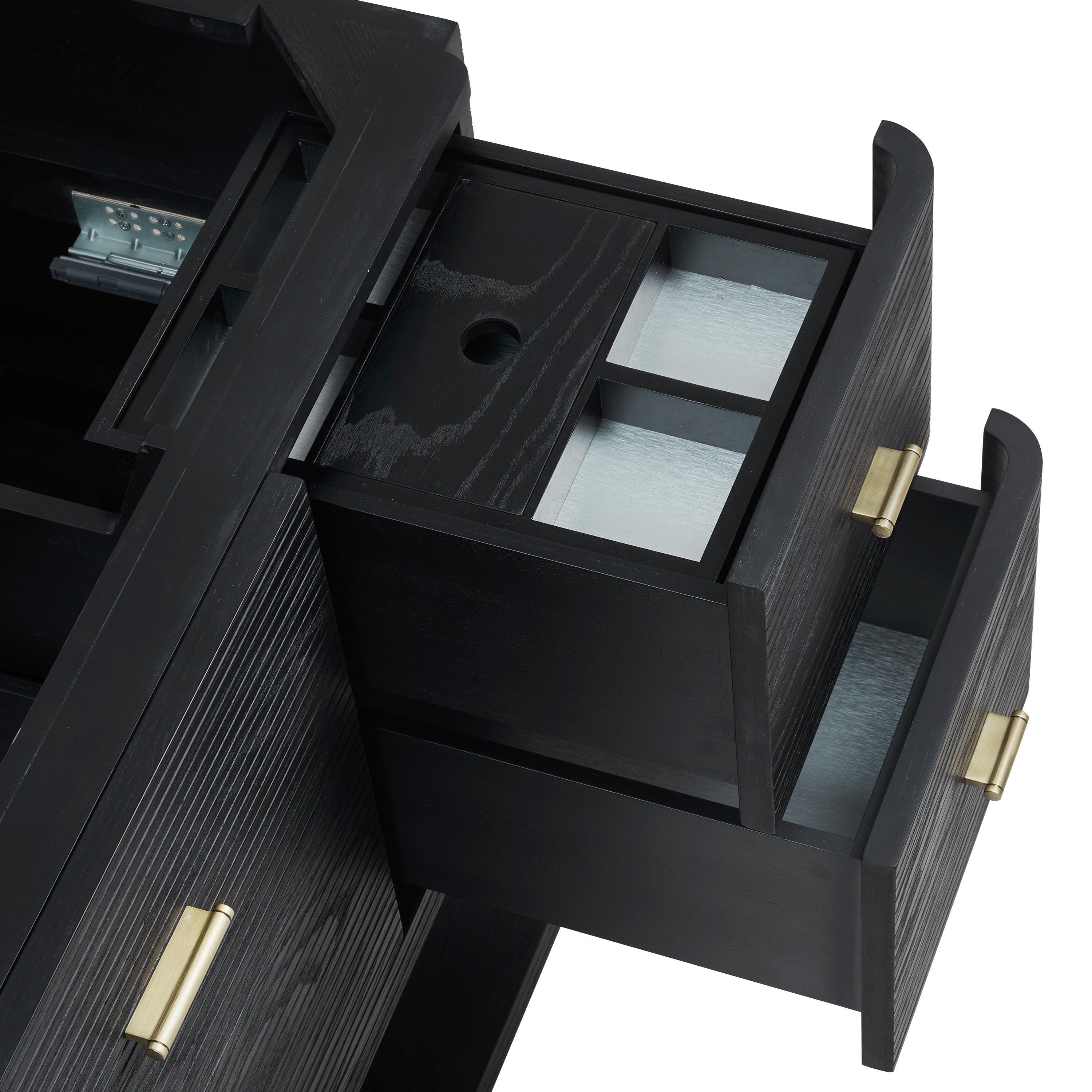 James Martin Lucian 48" Single Vanity in Carbon Oak with 3cm Countertop