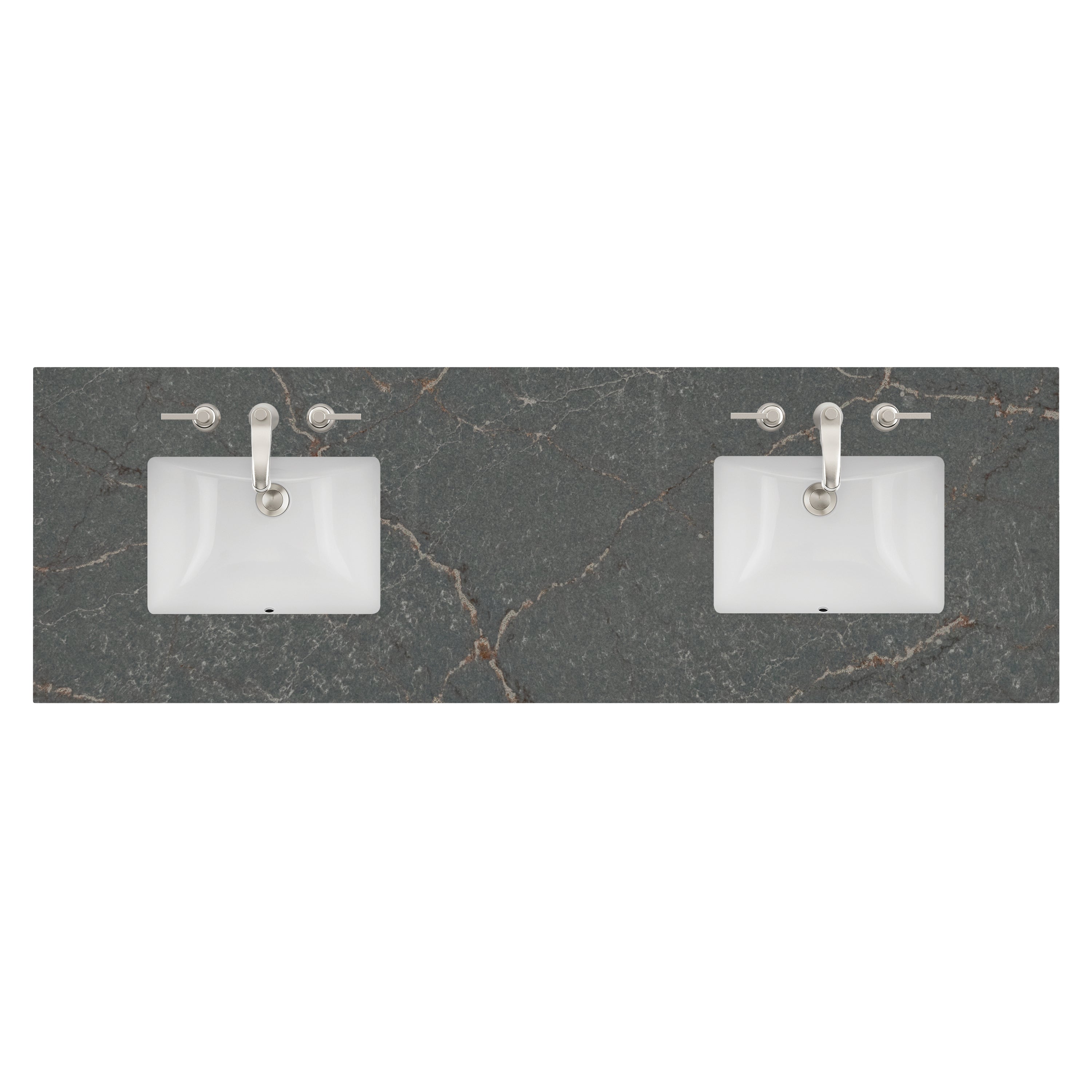 James Martin 72" Double Top with Sink, 3cm