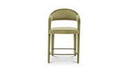 Moes Martens Counter Stool Green Velvet YM-1010