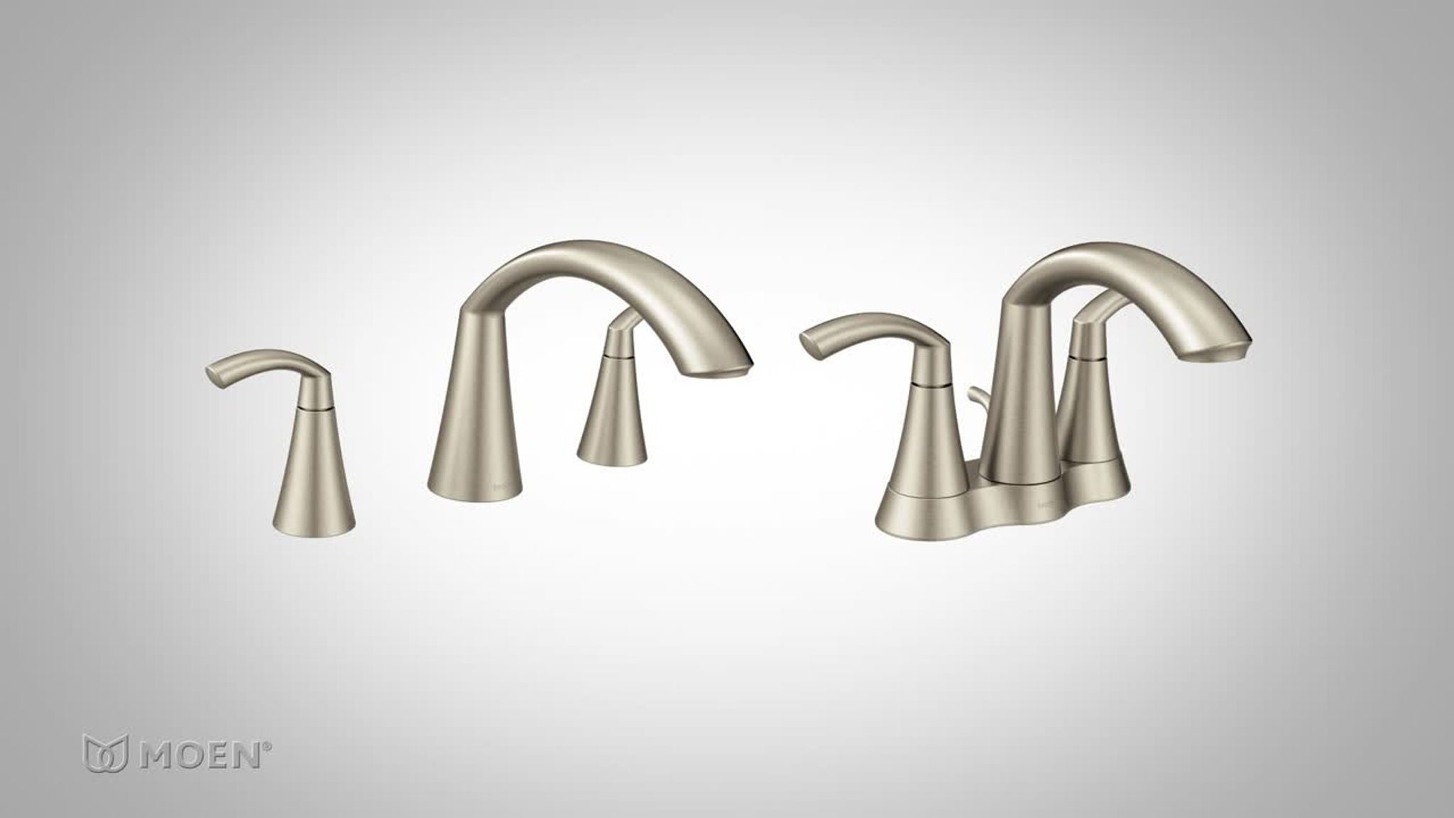 Glyde Two-Handle High Arc Bathroom Faucet