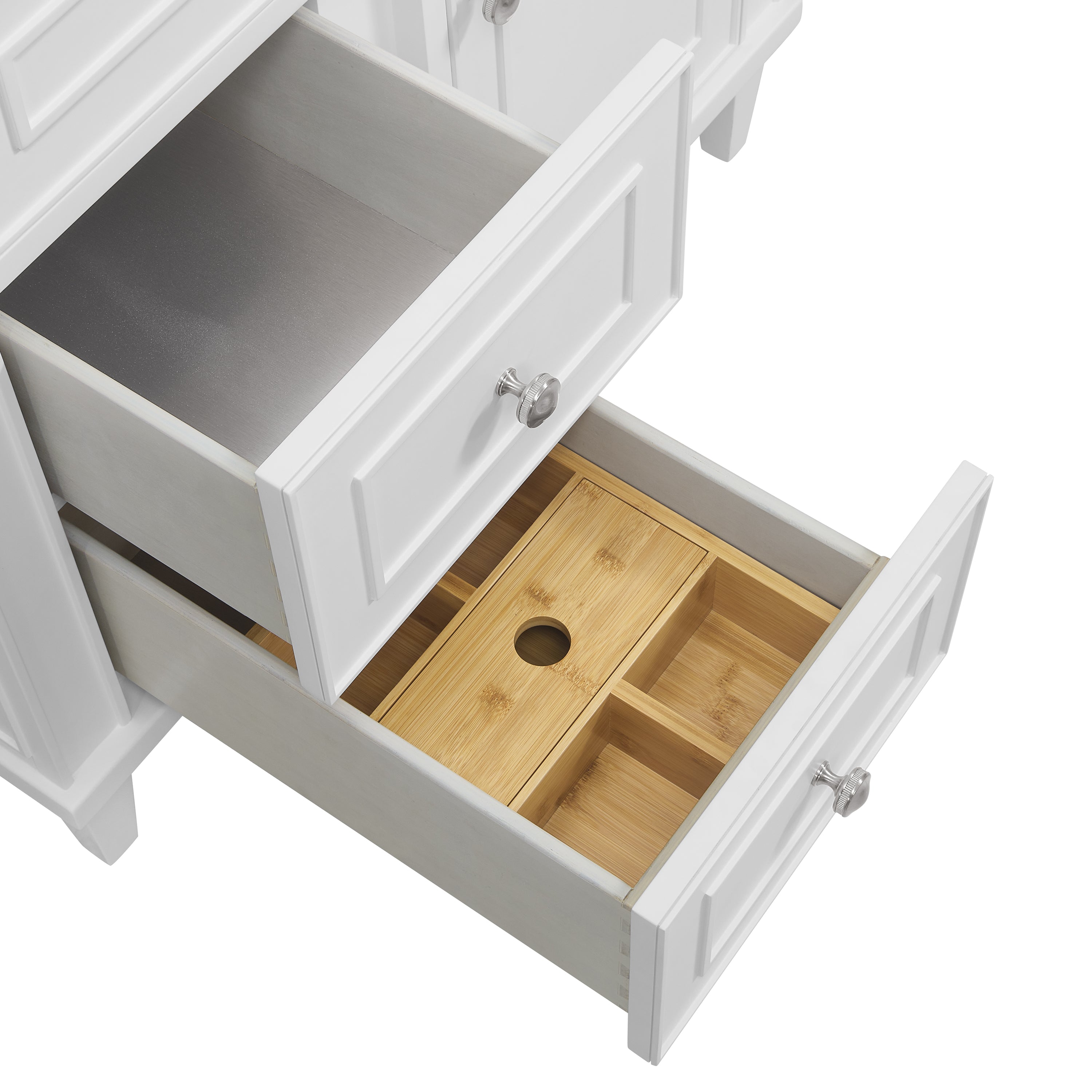 James Martin Lorelai 36" Single Vanity in Bright White with 3cm Countertop