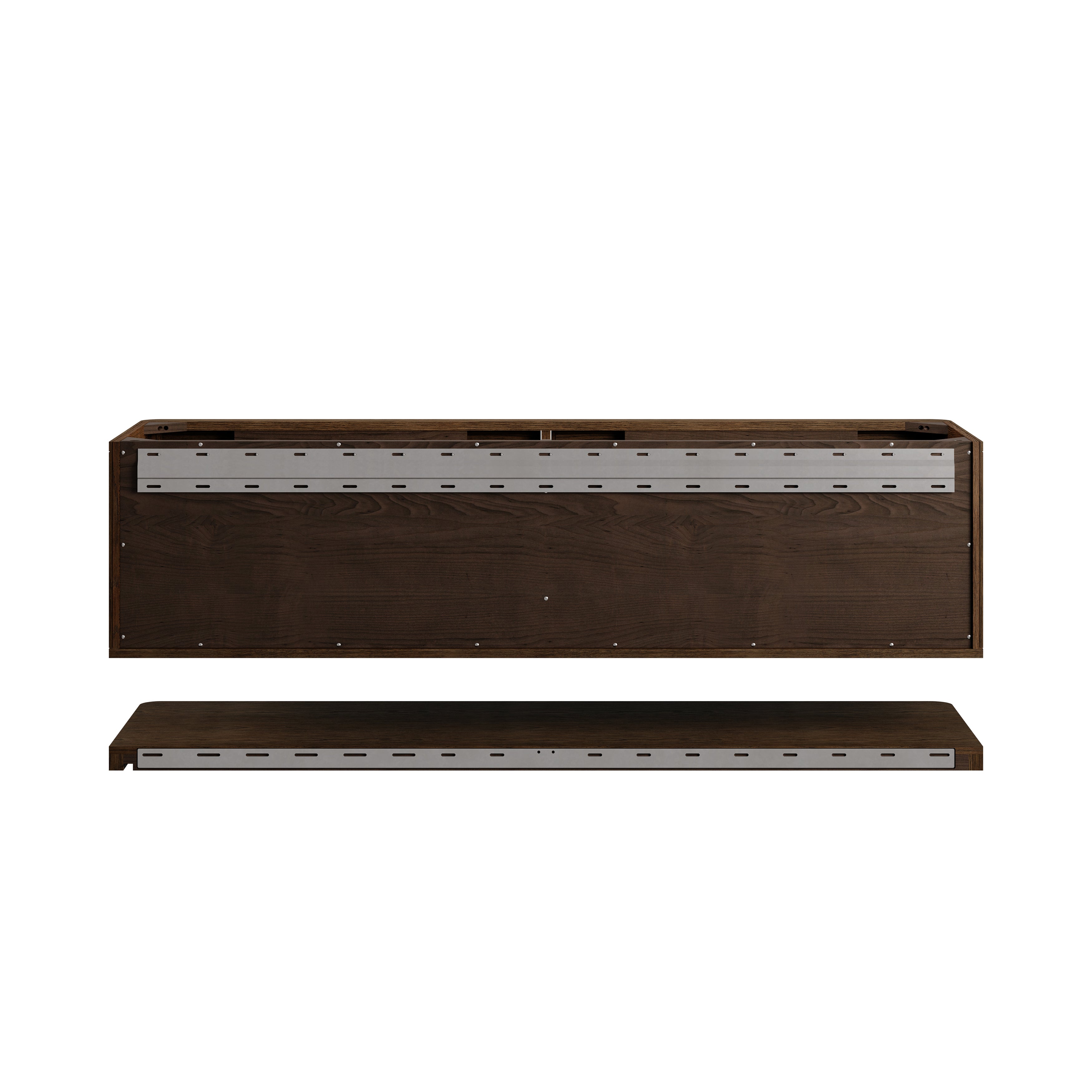 James Martin Allamari 72" Double Vanity in Sable with 3cm Countertop