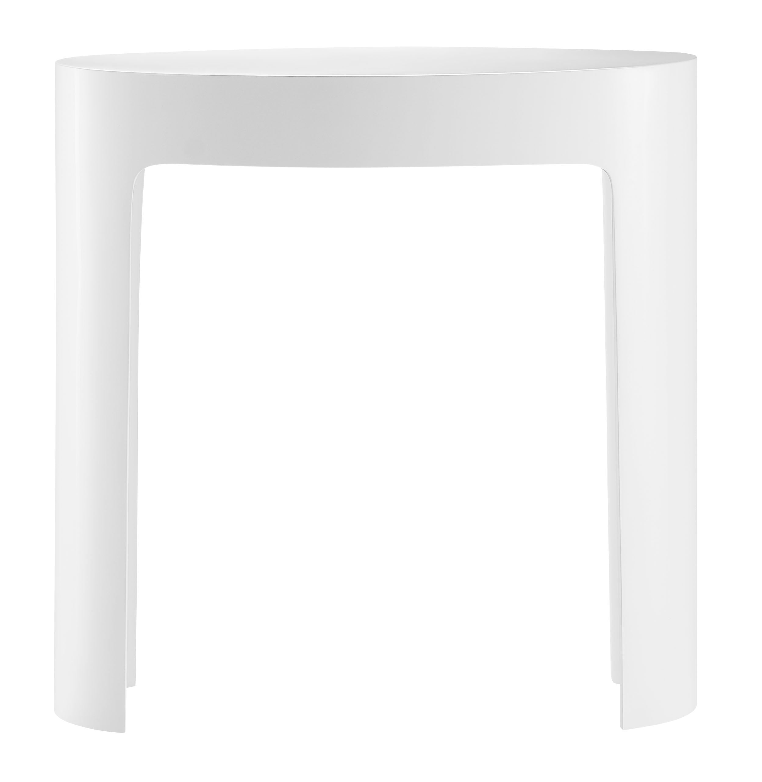 ALFI brand  ABST66 White Matte Solid Surface Resin Bathroom / Shower Stool