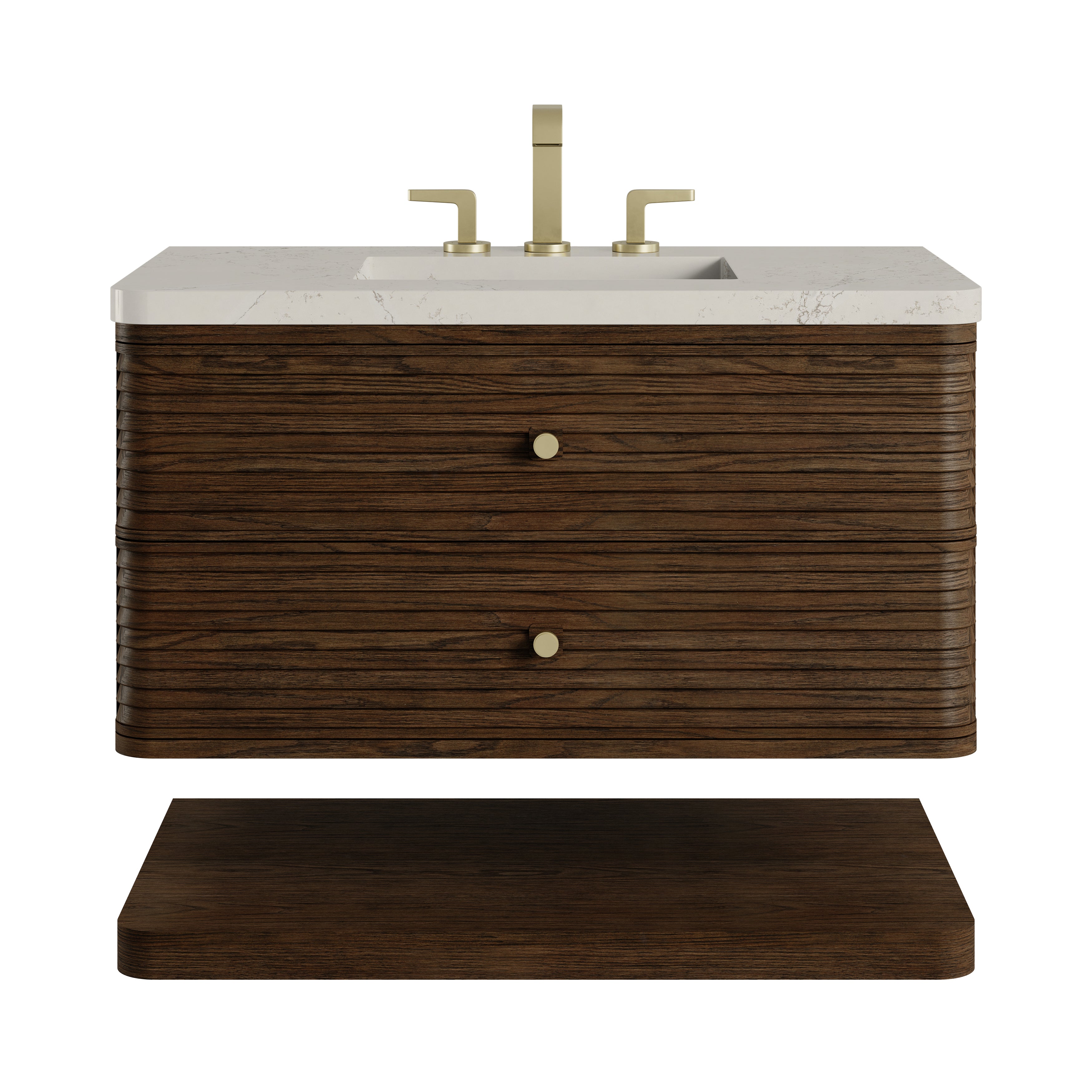 James Martin Allamari 36" Single Vanity in Sable with 3cm Countertop
