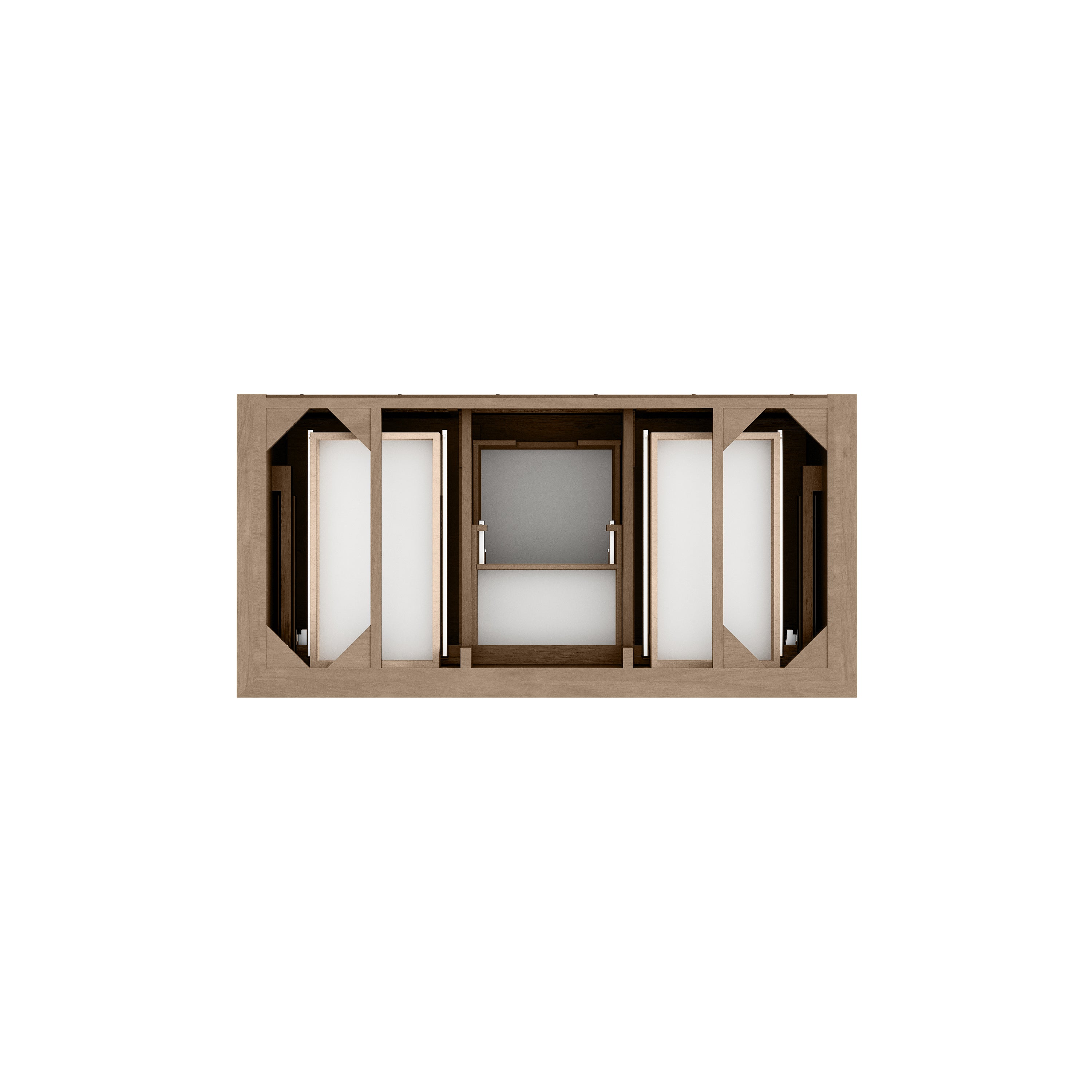 James Martin Brookfield 48" Single Vanity in Pecan with 3cm Countertop