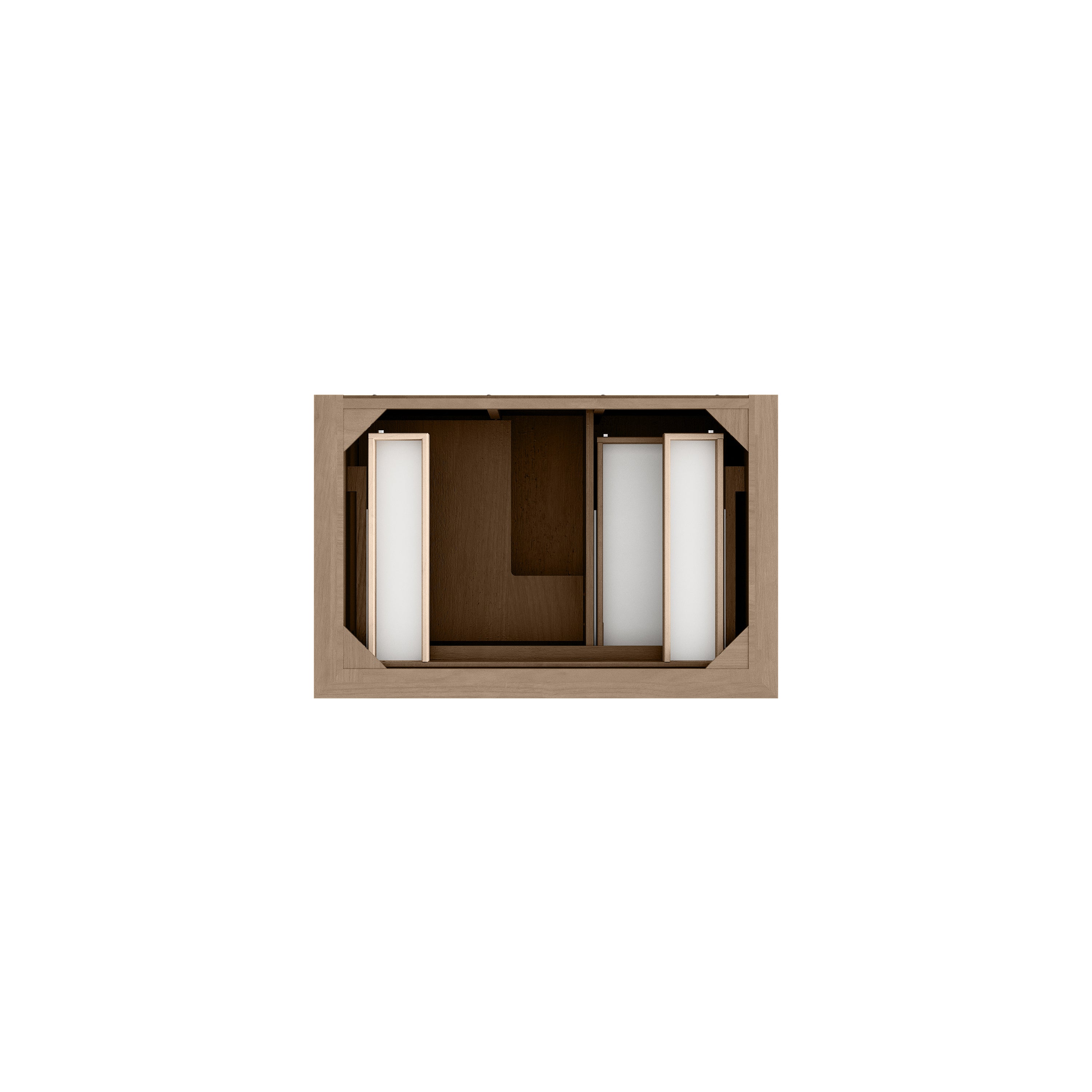 James Martin Brookfield 36" Single Vanity in Pecan with 3cm Countertop