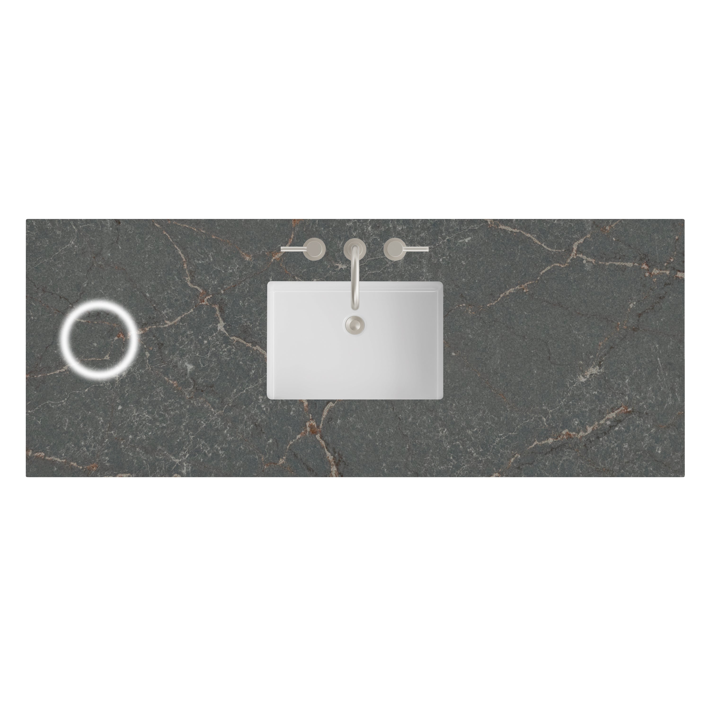 James Martin 60" Single Top with Sink & FreePower Wireless Charger, 3cm