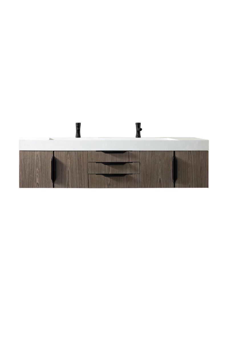 Columbia 72" Double Wall Mount Vanity Cabinet