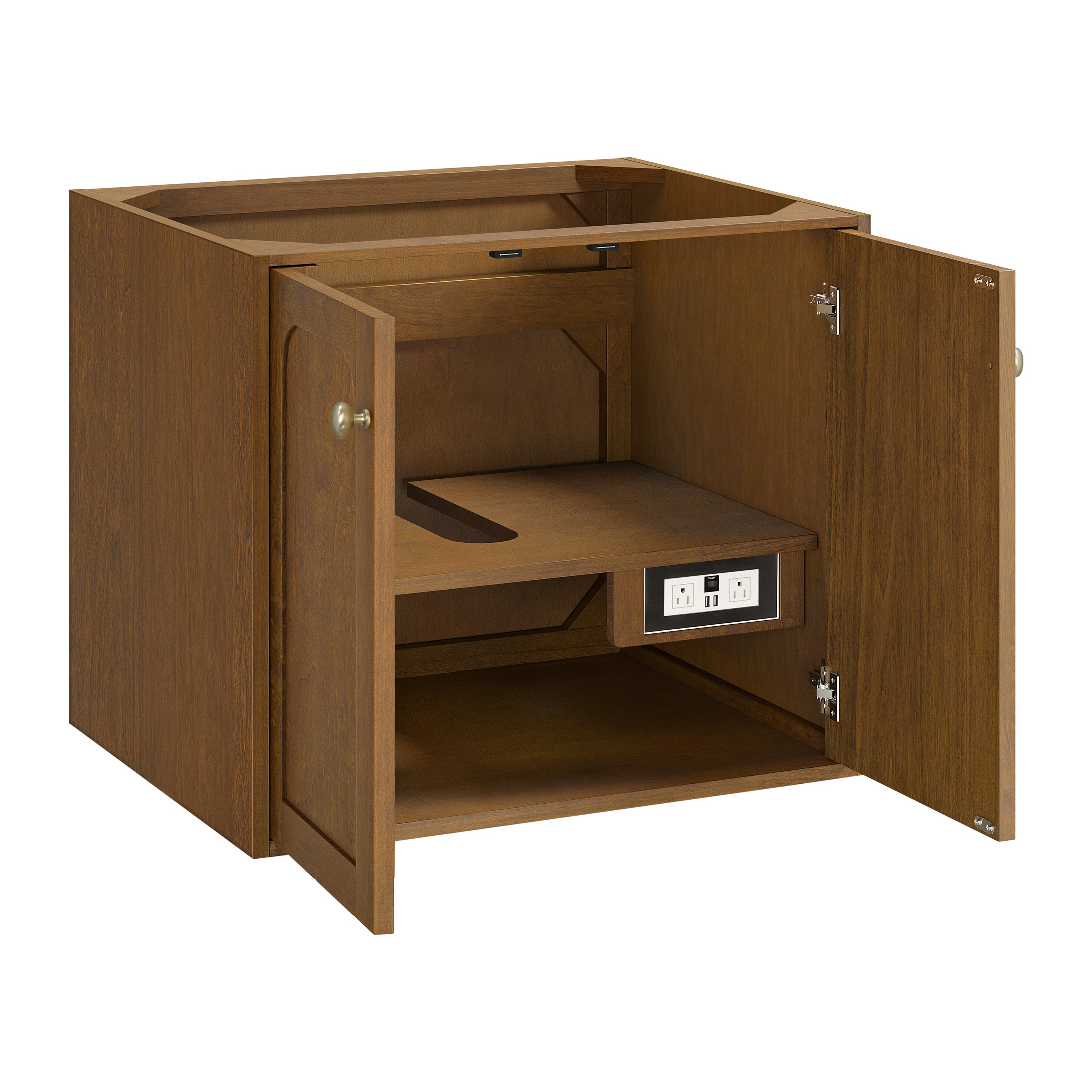 James Martin Laurent 30" Single Vanity in Honey Oak with 3cm Countertop