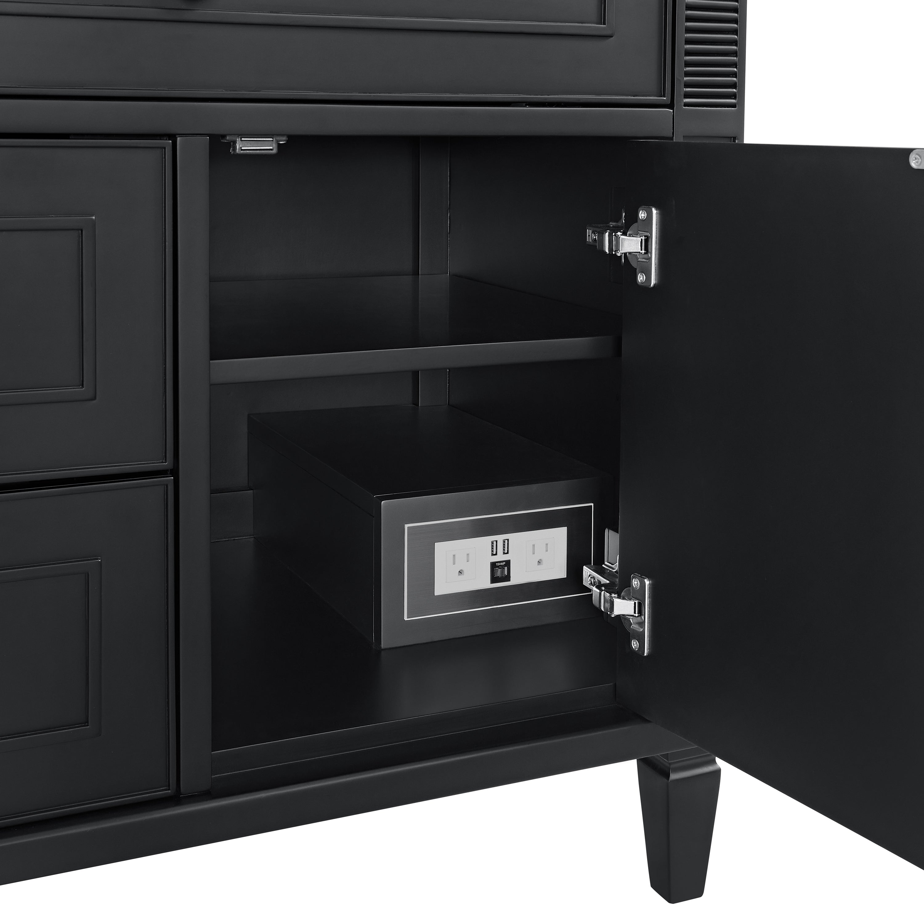 James Martin Lorelai 36" Single Vanity in Black Onyx with 3cm Countertop