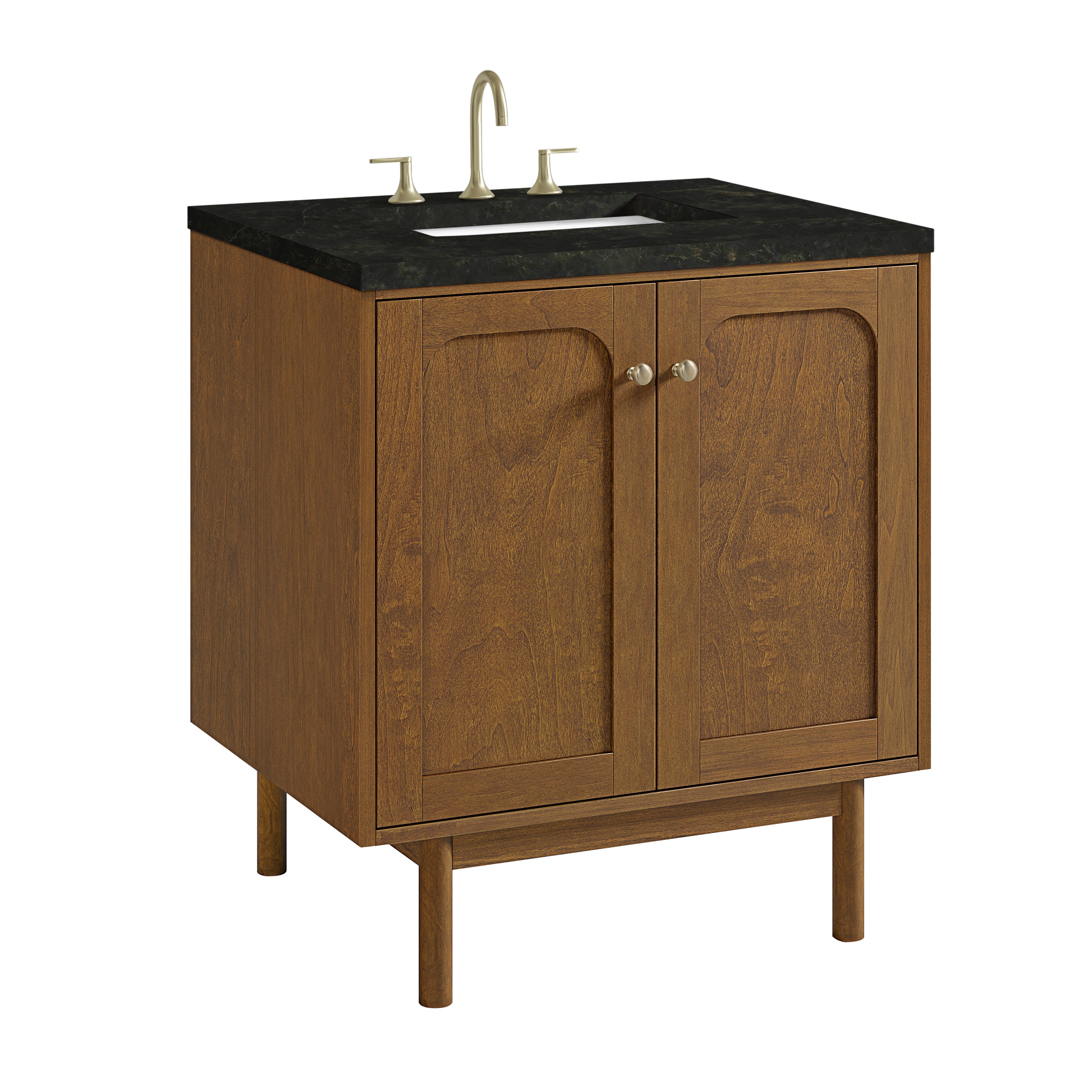 James Martin Laurent 30" Single Vanity in Honey Oak with 3cm Countertop