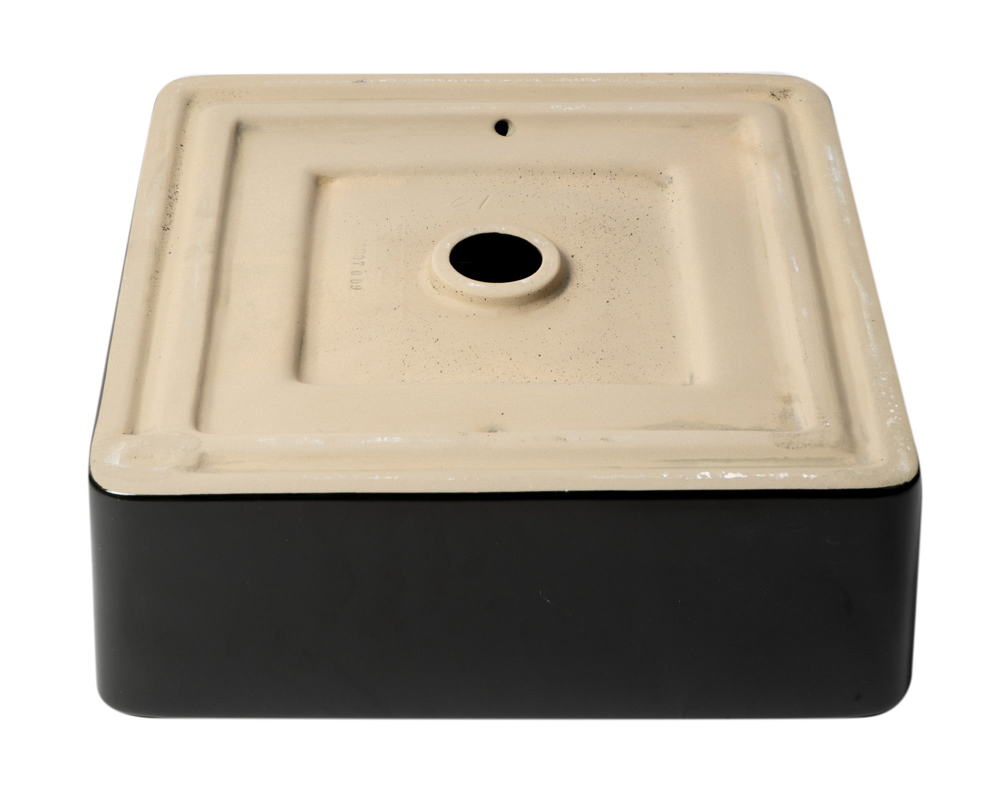 ALFI brand ABC903 16" Modern Square Above Mount Ceramic Sink