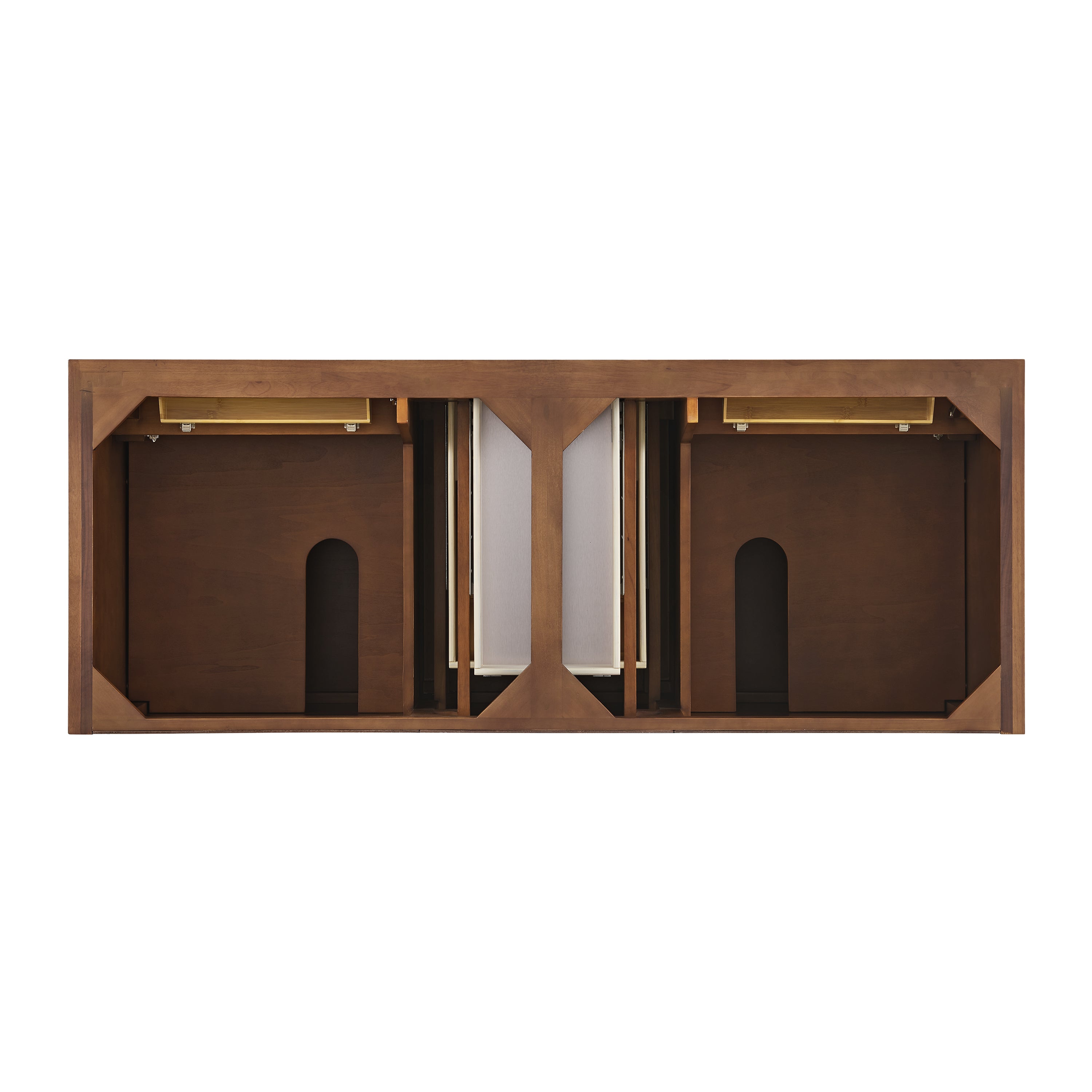 James Martin Lorelai 60" Double Vanity in Mid-Century Walnut with 3cm Countertop
