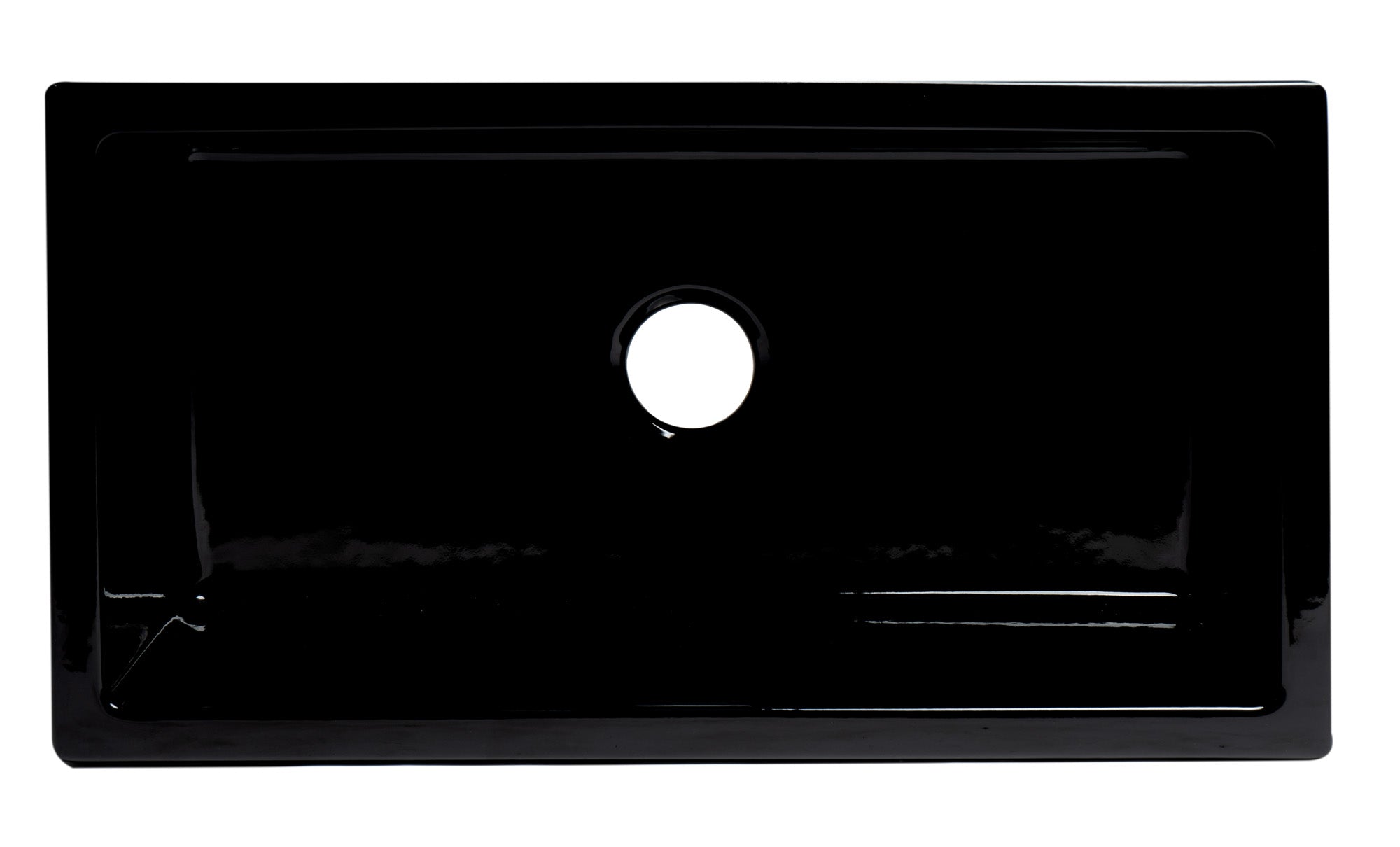 ALFI brand AB3318HS 33" x 18" Reversible Fluted / Smooth Fireclay Farm Sink