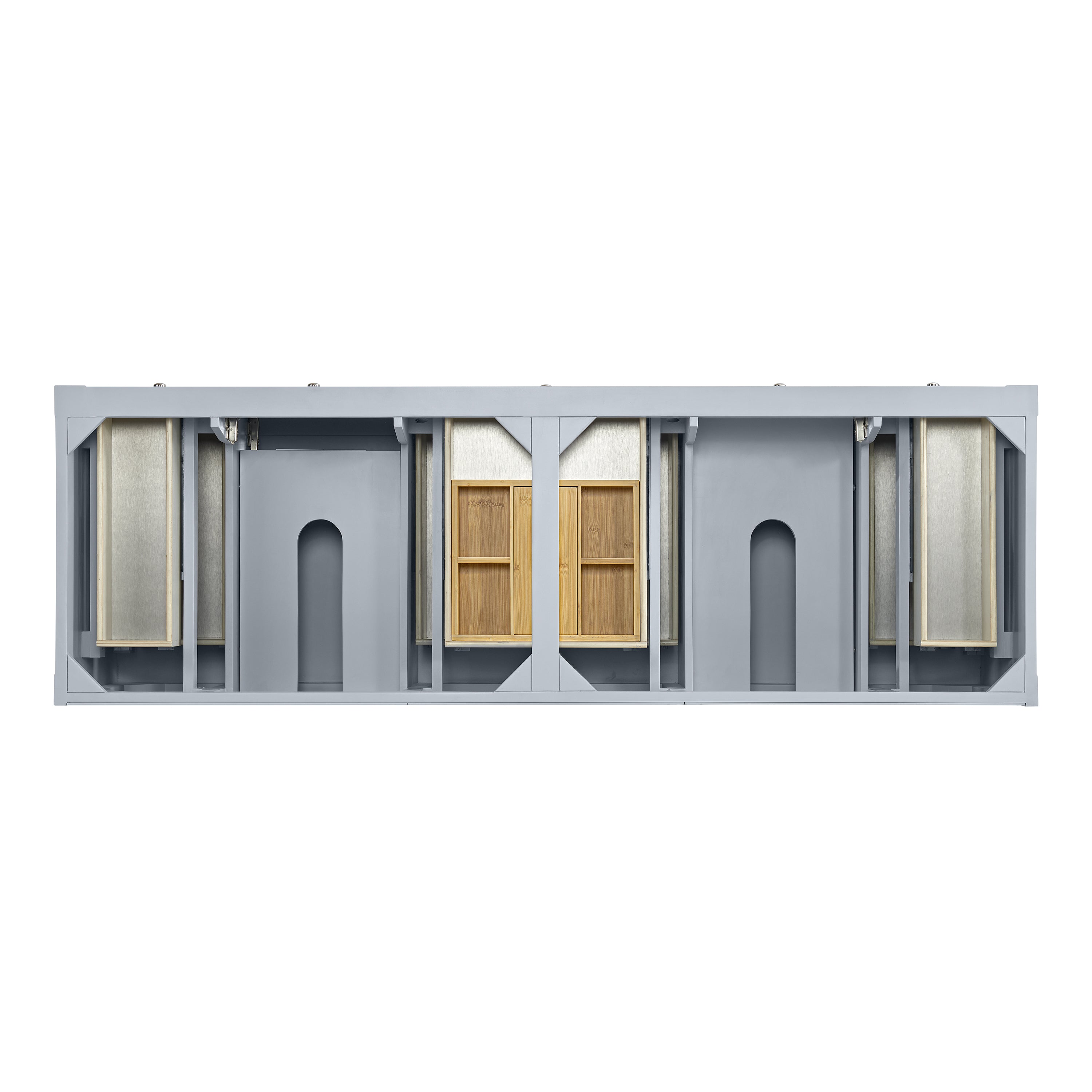 James Martin Breckenridge 72" Double Vanity in Serenity Blue with 3cm Countertop