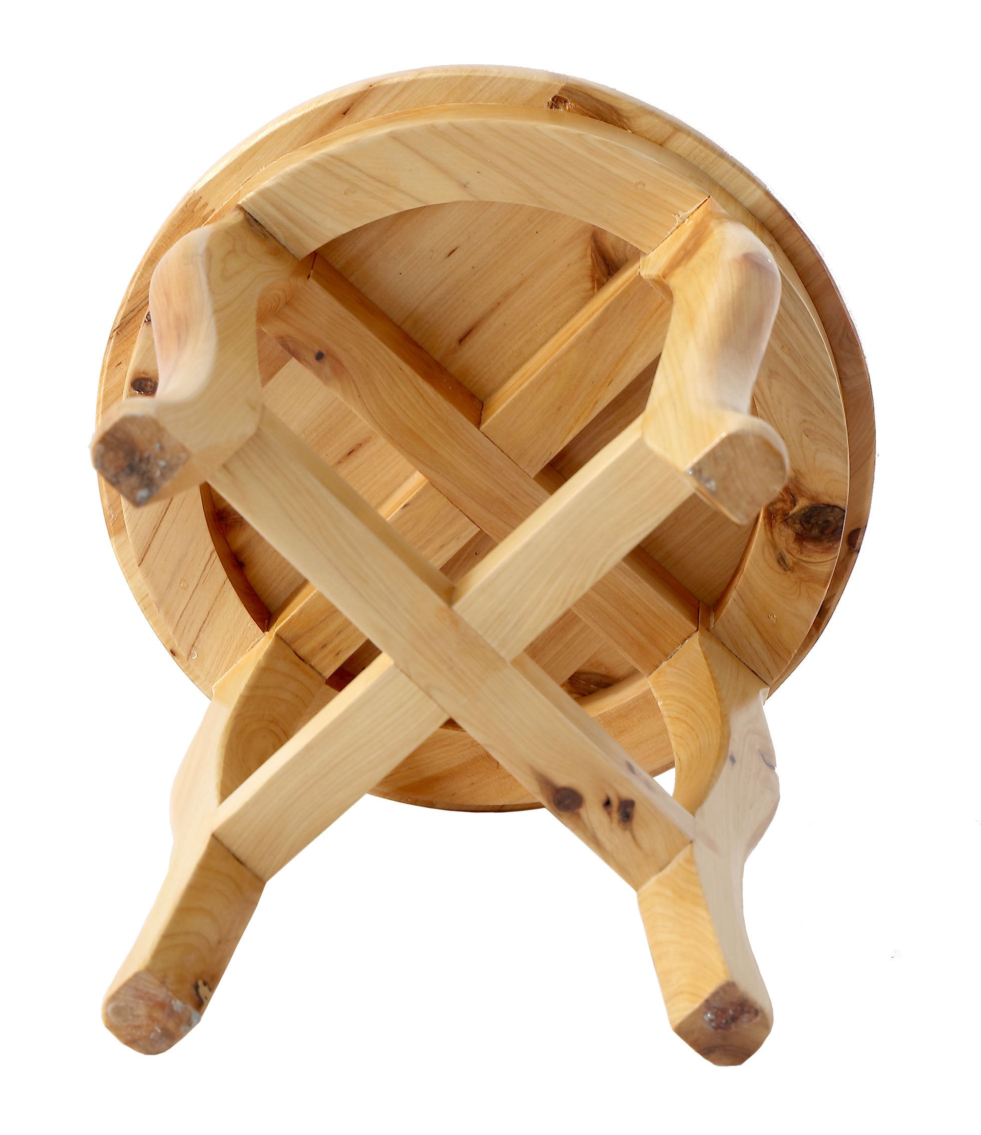 ALFI brand  AB4406 11" Cedar Wood Round  Stool Multi-Purpose Accessory