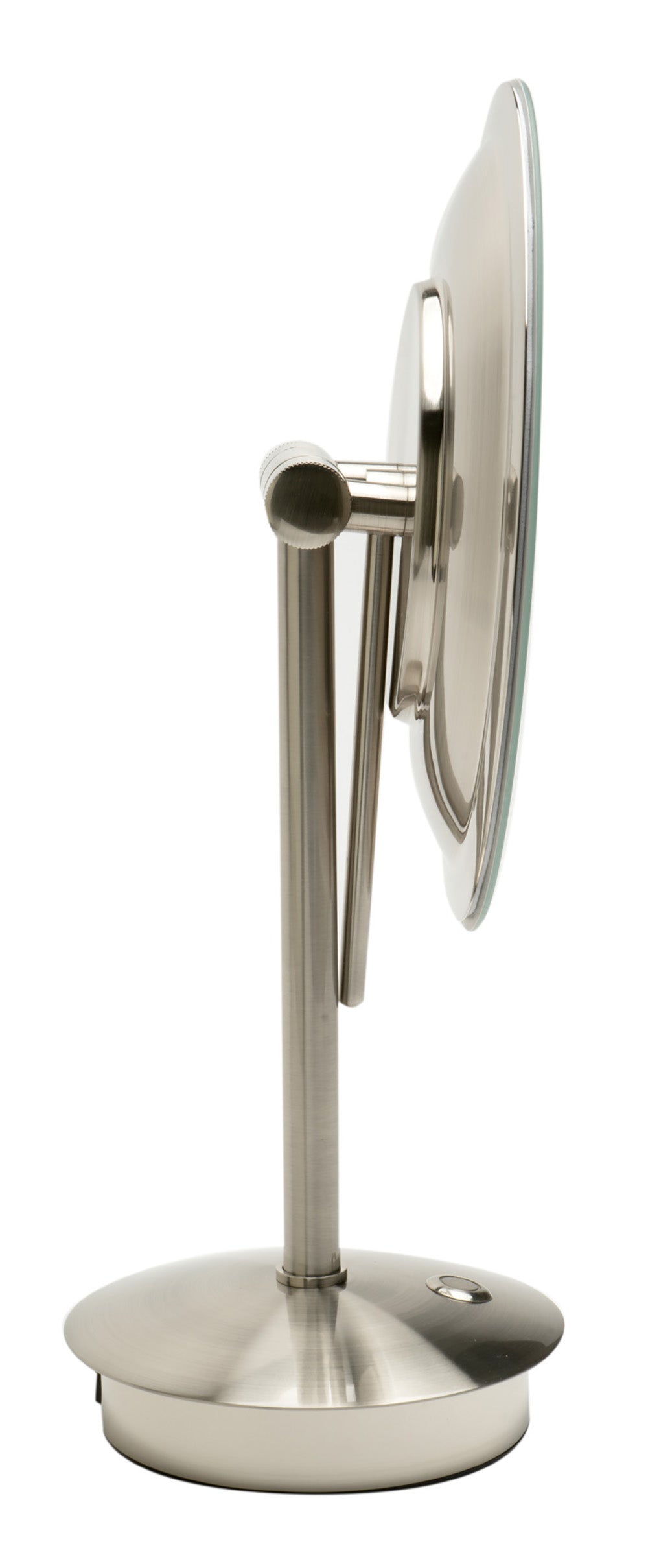 ALFI brand ABM9FLED Tabletop Round 9" 5x Magnifying Cosmetic Mirror with Light