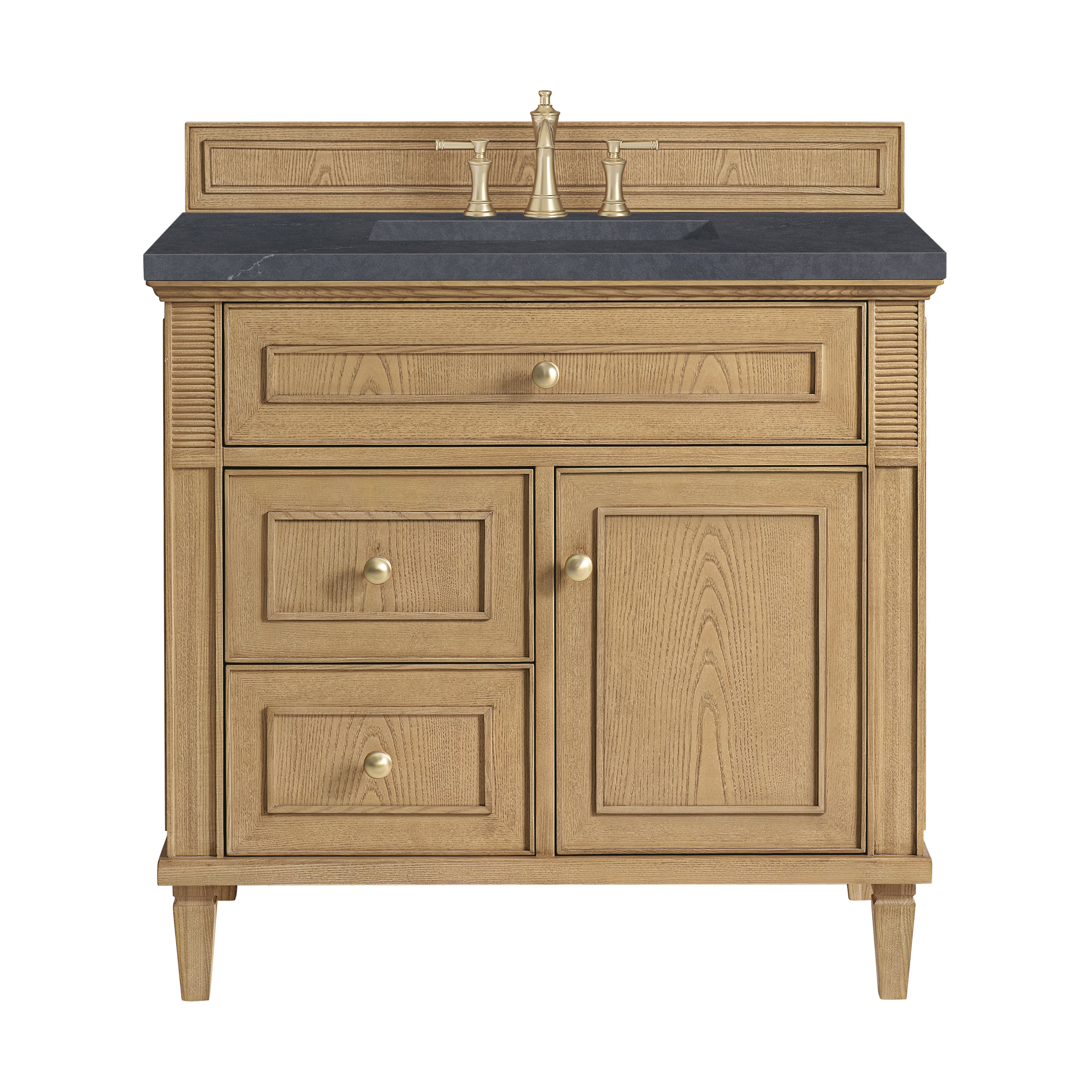 James Martin Lorelai 36" Single Vanity in Light Natural Oak with 3cm Countertop