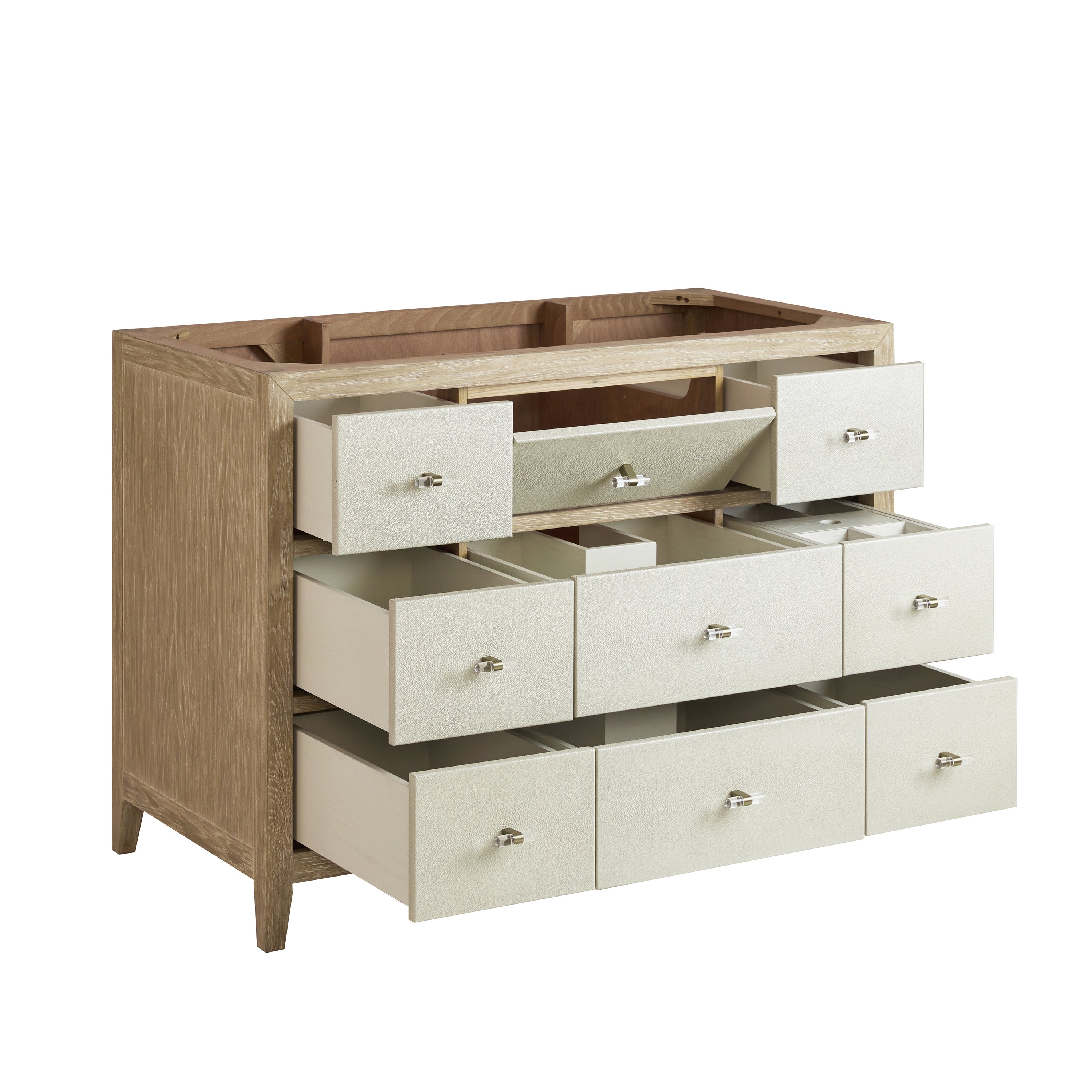 James Martin Celeste 48" Single Vanity in Sunwashed Oak with 3cm Countertop